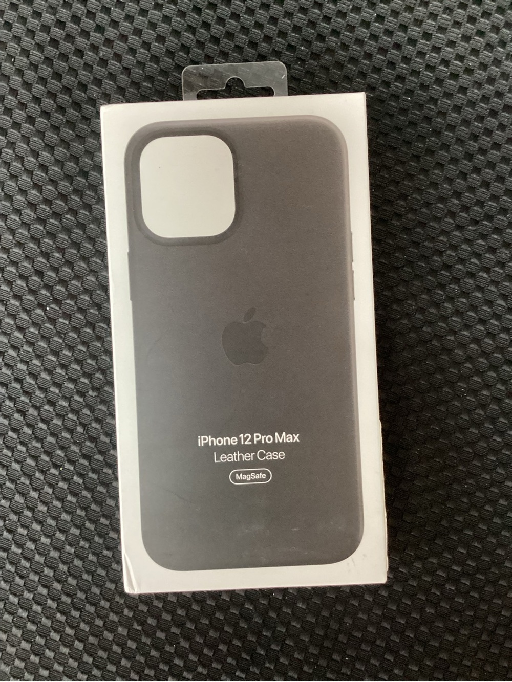 Apple iPhone 12 Pro Max Leather Case - Charcoal